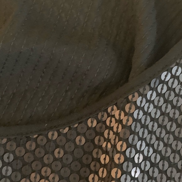 BCBG MAXAZRIA Black Sequin Shift Dress - Picture 3 of 10